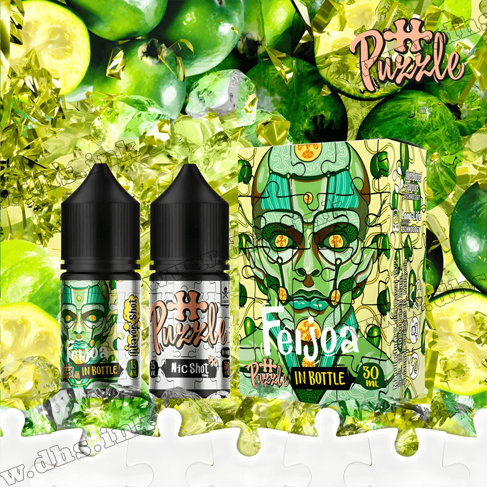 Набір для самозамісу In Bottle Puzzle Salt 30 мл (50 мг) - Feijoa (Фейхоа)